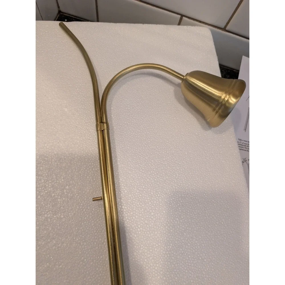 Sudbury Brass KS983 24 Inch Candle Lighter and Bell Snuffer Wood Handle NEW